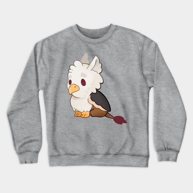 Chibi Griffin Sitting Crewneck Sweatshirt by Griffywings